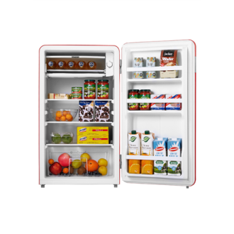 Midea Refrigerator | MDRD142SLE32 | Energy efficiency class E | Free standing | Larder | Height 83.5 cm | Fridge net capacity 93 Midea Refrigerator | MDRD142SLE32 | Energy efficiency class E | Free standing | Larder | Height 83.5 cm | Fridge net capacity 93