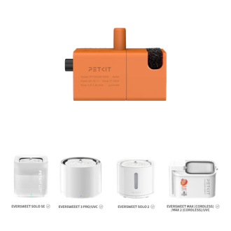 PETKIT Wireless Pump for EVERSWEET Max 2 | Orange PETKIT Wireless Pump for EVERSWEET Max 2 | Orange