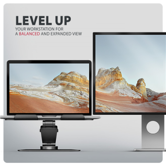AXAGON STND-LRB stand with 360 rotation for laptops and tablets | Adjustable Height, Angle | 10-17.3 AXAGON STND-LRB stand with 360 rotation for laptops and tablets | Adjustable Height, Angle | 10-17.3