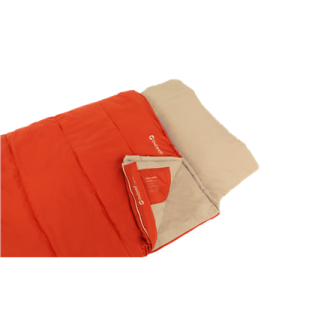 Outwell Contour Lux | Sleeping Bag | 220 x 85 cm | 2-way L-shape open-end with auto lock Outwell Contour Lux | Sleeping Bag | 220 x 85 cm | 2-way L-shape open-end with auto lock