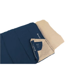 Outwell Contour Lux Deep Blue | Sleeping Bag | 220 x 85 cm | Temperature -19 to 15 C | Right Zipper Outwell Contour Lux Deep Blue | Sleeping Bag | 220 x 85 cm | Temperature -19 to 15 C | Right Zipper