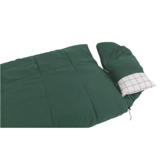 Outwell Camper Prime Green | Sleeping Bag | 235 x 90 cm | Temperature -15 to 5 C | Right Zipper Outwell Camper Prime Green | Sleeping Bag | 235 x 90 cm | Temperature -15 to 5 C | Right Zipper