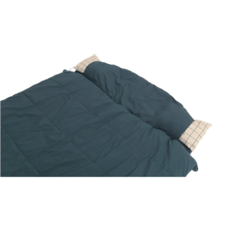 Outwell Camper Lux Double Blue | Sleeping Bag | 235 x 150 cm | Temperature -16 to 5 C | Both Side Zipper Outwell Camper Lux Double Blue | Sleeping Bag | 235 x 150 cm | Temperature -16 to 5 C | Both Side Zipper