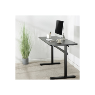 Manually adjustable sit-stand desk EO0027 | 70-117 cm | Maximum load weight 40 kg | Black Manually adjustable sit-stand desk EO0027 | 70-117 cm | Maximum load weight 40 kg | Black