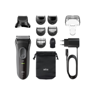 Braun Shave&Style Shaver | 3000BT Series 3 | Operating time (max) 45 min | NiMH | Black Braun Shave&Style Shaver | 3000BT Series 3 | Operating time (max) 45 min | NiMH | Black
