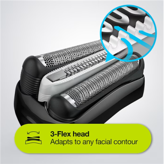Braun Shave&Style Shaver | 3000BT Series 3 | Operating time (max) 45 min | NiMH | Black Braun Shave&Style Shaver | 3000BT Series 3 | Operating time (max) 45 min | NiMH | Black