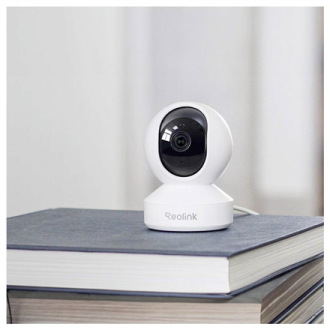 Reolink 4K Dual-Band Wi-Fi 6 Indoor Camera with Auto Tracking | E Series E340 | PTZ | 8 MP | 2.8-8mm/F1.6 | Micro SD, Max. 512GB Reolink 4K Dual-Band Wi-Fi 6 Indoor Camera with Auto Tracking | E Series E340 | PTZ | 8 MP | 2.8-8mm/F1.6 | Micro SD, Max. 512GB
