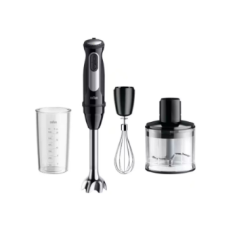 Braun Hand Blender | MQ55236M MultiQuick 5 Pro | Hand Blender | 750 W | Number of speeds 25 | Turbo mode | Black Braun Hand Blender | MQ55236M MultiQuick 5 Pro | Hand Blender | 750 W | Number of speeds 25 | Turbo mode | Black