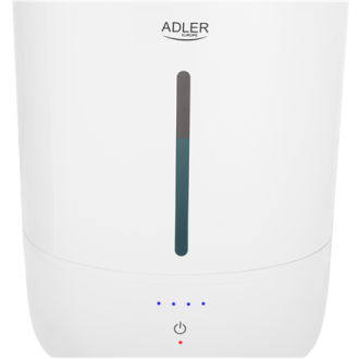 Adler Humidifier | AD 7971 | 30 W | Water tank capacity 5 L | Ultrasonic | Humidification capacity 100-250 ml/hr | White Adler Humidifier | AD 7971 | 30 W | Water tank capacity 5 L | Ultrasonic | Humidification capacity 100-250 ml/hr | White
