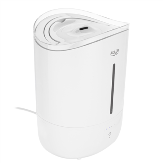 Adler Humidifier | AD 7971 | 30 W | Water tank capacity 5 L | Ultrasonic | Humidification capacity 100-250 ml/hr | White Adler Humidifier | AD 7971 | 30 W | Water tank capacity 5 L | Ultrasonic | Humidification capacity 100-250 ml/hr | White