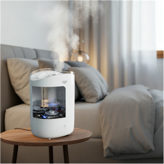 Adler Humidifier | AD 7971 | 30 W | Water tank capacity 5 L | Ultrasonic | Humidification capacity 100-250 ml/hr | White Adler Humidifier | AD 7971 | 30 W | Water tank capacity 5 L | Ultrasonic | Humidification capacity 100-250 ml/hr | White