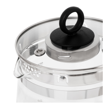 Adler | Kettle | AD 1299 | Electric | 2200 W | 1.5 L | Glass | 360 rotational base | Black Adler | Kettle | AD 1299 | Electric | 2200 W | 1.5 L | Glass | 360 rotational base | Black