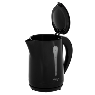 Adler | Kettle | AD 1244 | Electric | 1850 W | 2.5 L | Plastic | 360 rotational base | Black Adler | Kettle | AD 1244 | Electric | 1850 W | 2.5 L | Plastic | 360 rotational base | Black