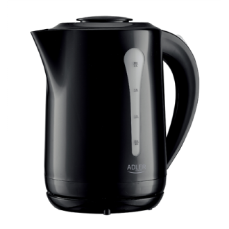 Adler | Kettle | AD 1244 | Electric | 1850 W | 2.5 L | Plastic | 360 rotational base | Black Adler | Kettle | AD 1244 | Electric | 1850 W | 2.5 L | Plastic | 360 rotational base | Black