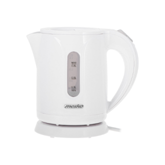 Mesko | Kettle | MS 1376 | Electric | 850 W | 0.8 L | Plastic | 360 rotational base | White Mesko | Kettle | MS 1376 | Electric | 850 W | 0.8 L | Plastic | 360 rotational base | White