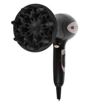 Mesko Hair Dryer | MS 2287 | 2200 W | Number of temperature settings 3 | Diffuser nozzle | Black/Champagne Mesko Hair Dryer | MS 2287 | 2200 W | Number of temperature settings 3 | Diffuser nozzle | Black/Champagne