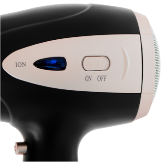 Mesko Hair Dryer | MS 2287 | 2200 W | Number of temperature settings 3 | Diffuser nozzle | Black/Champagne Mesko Hair Dryer | MS 2287 | 2200 W | Number of temperature settings 3 | Diffuser nozzle | Black/Champagne