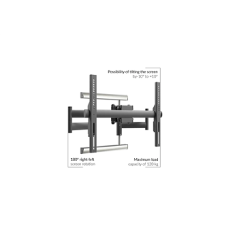 EDBAK Wall mount | Heavy Duty Swing Arm | Tilt | 42-98 EDBAK Wall mount | Heavy Duty Swing Arm | Tilt | 42-98