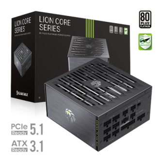Gamemax PSU | LION CORE 1200P | 1200 W | Platinum | Full Modular Gamemax PSU | LION CORE 1200P | 1200 W | Platinum | Full Modular