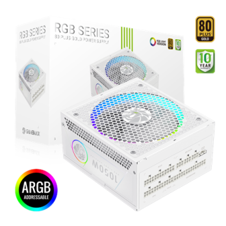 Gamemax PSU | RGB 1050G WH | 1050 W | Gold | White | Full Modular Gamemax PSU | RGB 1050G WH | 1050 W | Gold | White | Full Modular