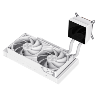 Gamemax CPU Liquid Cooler | GLACIER 240 LCD WH | White Gamemax CPU Liquid Cooler | GLACIER 240 LCD WH | White