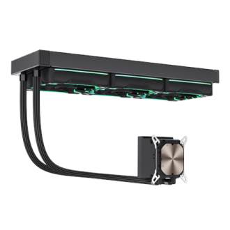 Gamemax CPU Liquid Cooler | HAILSTORM 360 LCD BK | Black Gamemax CPU Liquid Cooler | HAILSTORM 360 LCD BK | Black