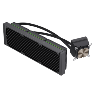 Gamemax CPU Liquid Cooler | HAILSTORM 360 LCD BK | Black Gamemax CPU Liquid Cooler | HAILSTORM 360 LCD BK | Black