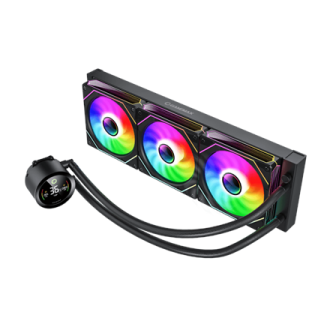 Gamemax CPU Liquid Cooler | ICEBURG 360 DIGITAL BK | Black Gamemax CPU Liquid Cooler | ICEBURG 360 DIGITAL BK | Black