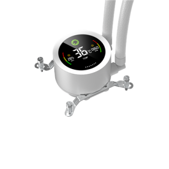 Gamemax CPU Liquid Cooler | ICEBURG 360 DIGITAL WH | White Gamemax CPU Liquid Cooler | ICEBURG 360 DIGITAL WH | White