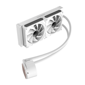 Gamemax CPU Liquid Cooler | ICEBURG 240 DIGITAL WH | White Gamemax CPU Liquid Cooler | ICEBURG 240 DIGITAL WH | White