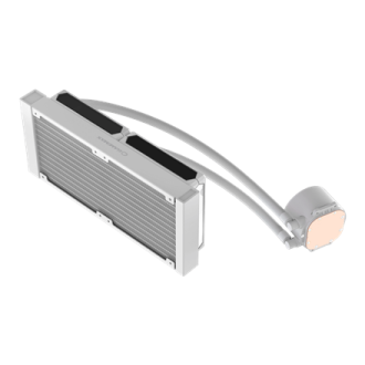 Gamemax CPU Liquid Cooler | ICEBURG 240 DIGITAL WH | White Gamemax CPU Liquid Cooler | ICEBURG 240 DIGITAL WH | White