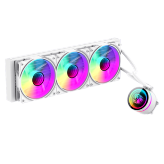 Gamemax CPU Liquid Cooler | ICEBURG 360 INFINITY WH | White Gamemax CPU Liquid Cooler | ICEBURG 360 INFINITY WH | White