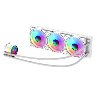 Gamemax CPU Liquid Cooler | ICEBURG 360 INFINITY WH | White Gamemax CPU Liquid Cooler | ICEBURG 360 INFINITY WH | White