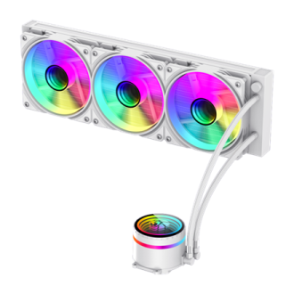 Gamemax CPU Liquid Cooler | ICEBURG 360 INFINITY WH | White Gamemax CPU Liquid Cooler | ICEBURG 360 INFINITY WH | White