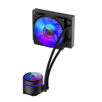 Gamemax CPU Liquid Cooler | ICEBURG 120 BK | Black Gamemax CPU Liquid Cooler | ICEBURG 120 BK | Black