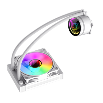 Gamemax CPU Liquid Cooler | ICEBURG 120 WT | White Gamemax CPU Liquid Cooler | ICEBURG 120 WT | White
