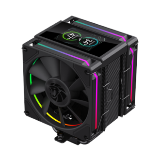 Gamemax CPU Air Cooler | SIGMA 620 LCD BK | Black Gamemax CPU Air Cooler | SIGMA 620 LCD BK | Black