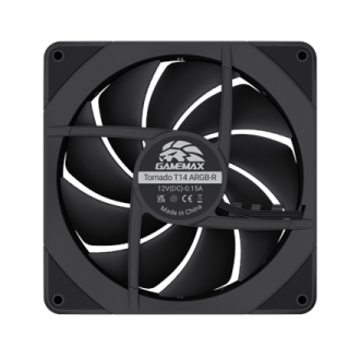 Gamemax Case Fan | TORNADO T12 ARGB-R | Black Gamemax Case Fan | TORNADO T12 ARGB-R | Black
