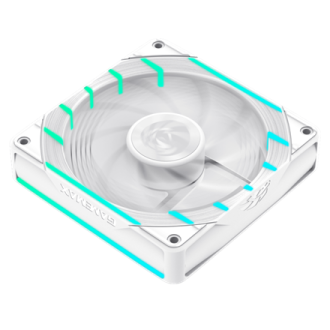 Gamemax Case Fan | TORNADO T12 ARGB-RW | White Gamemax Case Fan | TORNADO T12 ARGB-RW | White