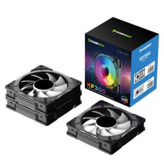Gamemax Case Fan | KF300 BK | Black Gamemax Case Fan | KF300 BK | Black