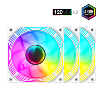 Gamemax Case Fan | KF300R WH | White Gamemax Case Fan | KF300R WH | White