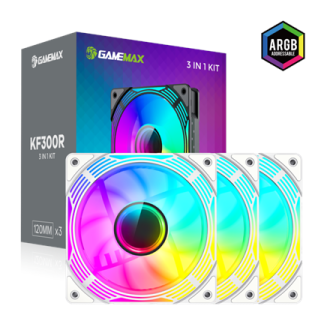 Gamemax Case Fan | KF300R WH | White Gamemax Case Fan | KF300R WH | White