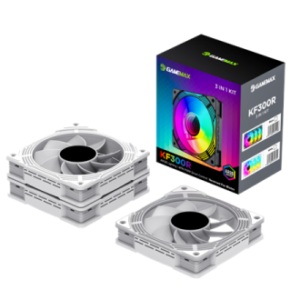 Gamemax Case Fan | KF300R WH | White Gamemax Case Fan | KF300R WH | White