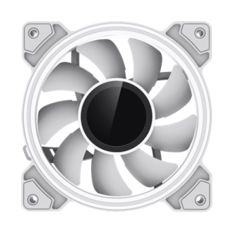 Gamemax Case Fan | DUAL RING INFINITY WH | White Gamemax Case Fan | DUAL RING INFINITY WH | White