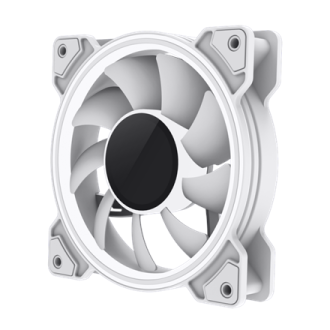 Gamemax Case Fan | DUAL RING INFINITY WH | White Gamemax Case Fan | DUAL RING INFINITY WH | White