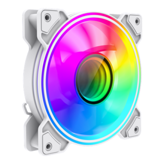 Gamemax Case Fan | DUAL RING INFINITY WH | White Gamemax Case Fan | DUAL RING INFINITY WH | White