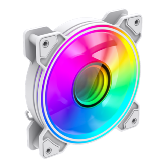 Gamemax Case Fan | DUAL RING INFINITY WH | White Gamemax Case Fan | DUAL RING INFINITY WH | White