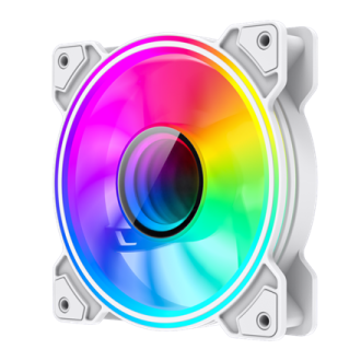 Gamemax Case Fan | DUAL RING INFINITY WH | White Gamemax Case Fan | DUAL RING INFINITY WH | White