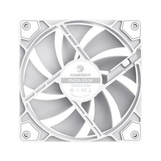 Gamemax Case Fan | FN12A-S5-W | White Gamemax Case Fan | FN12A-S5-W | White