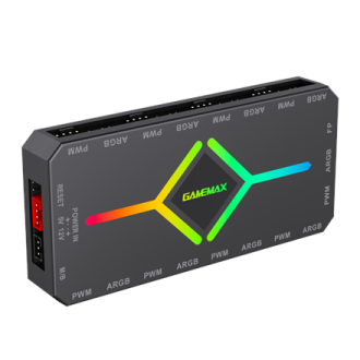 Gamemax | V4.0 ARGB PWM HUB BK | Hub for Gaming Chassis Gamemax | V4.0 ARGB PWM HUB BK | Hub for Gaming Chassis